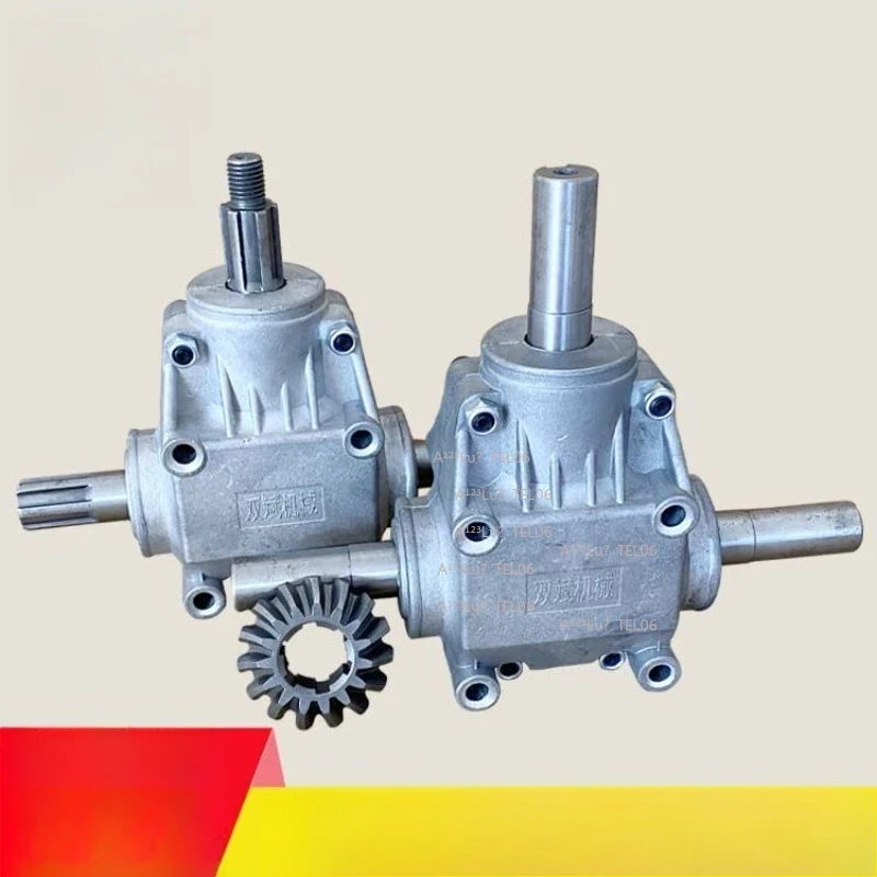 T Type 1:1 Right Angle Gearbox Bevel Gear Steering Box 90 Degree Directional Reducer fahnenmast