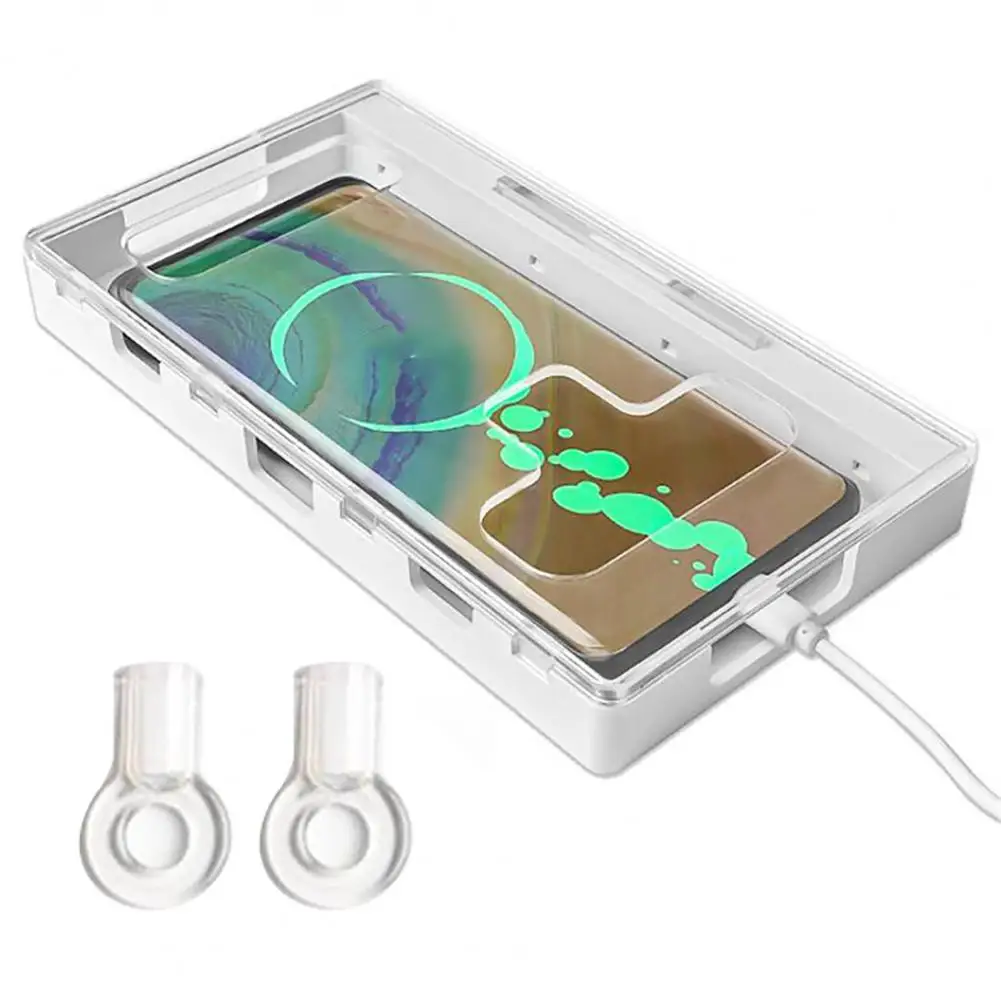 Transparent Cell Phone Lock Box Reduce Kid's & Student's Screen Time Self-Control Locking Box with Keys Cell Phone Jail Box