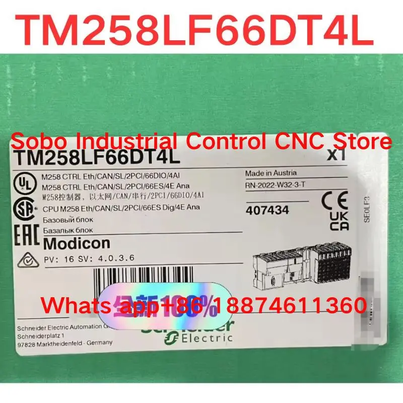 Brand-new TM258LF66DT4L   Schneider host PLC