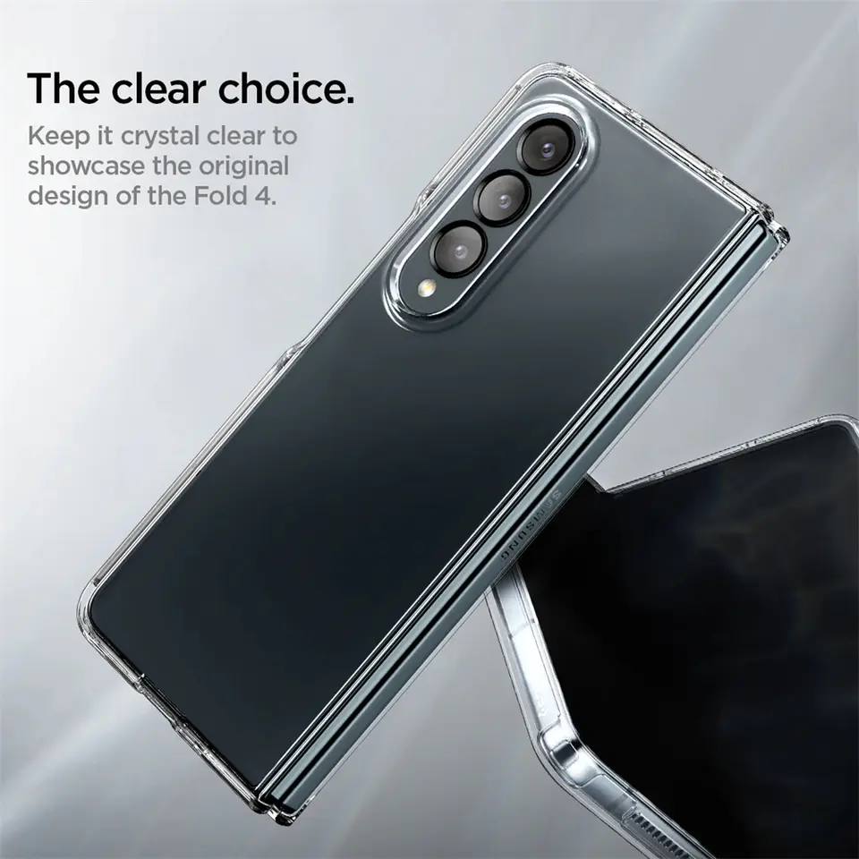 Spigen Ultra Hybrid Pro MagFit غطاء مقاوم للاصفرار لهاتف Samsung Galaxy Z Fold 7 6 5 غطاء شفاف مقاوم للصدمات Z Fold7 Fold6 - 3