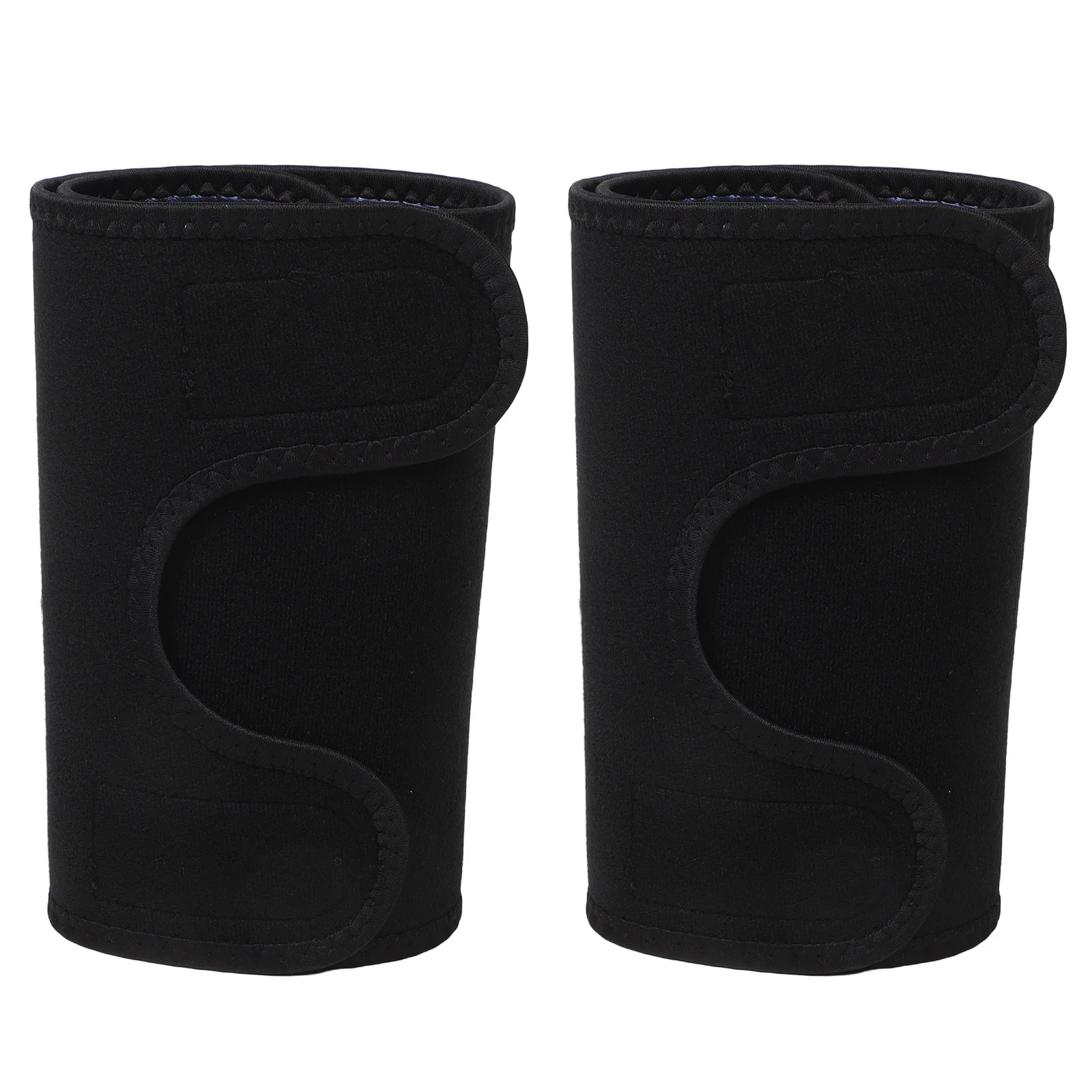 

2Pcs Sauna Thigh Sweat Bands Adjustable Leg Trainer Black for Gym Home Workout Thigh Shaping Protection Sweat Arm Bands Trimmer