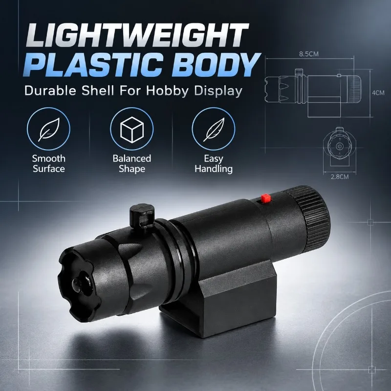 Universal 20mm Rail Mini Sight Accessory Adjustable Beam Hobby Model Decor Parts