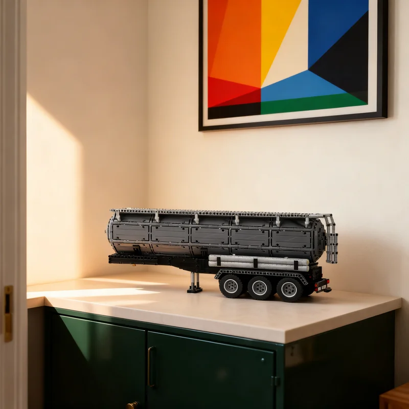 2203 piezas MOC Camión Volquete con Silo para Mercedes-Benz, Bloques de Construcción Técnicos, Regalo Creativo DIY, Decoración para Exhibición, Ensamblaje