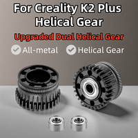 For Creality K2 Plus 3D Printer EXtruder Gear All Metal Filament Drive Gear For Creality K2 Plus DLC Coating Extruder Gear