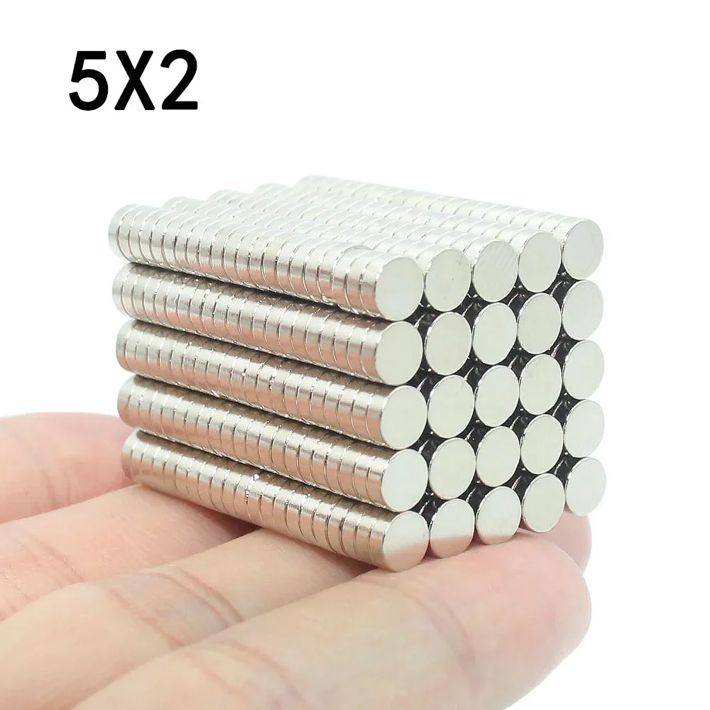 20/50/80/100/150 Pcs 5x2 Neodymium Magnet 5mm x 2mm N35 NdFeB Round Super Powerful Strong Permanent Magnetic imanes Disc 5*2