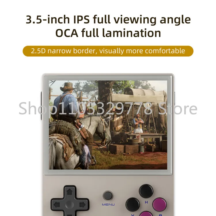 Super Ambernic Rg35xx Handheld Game Machine Garlic System 3.5 Inch Screen Mini Retro Classic Video Game Console PS1/SFC