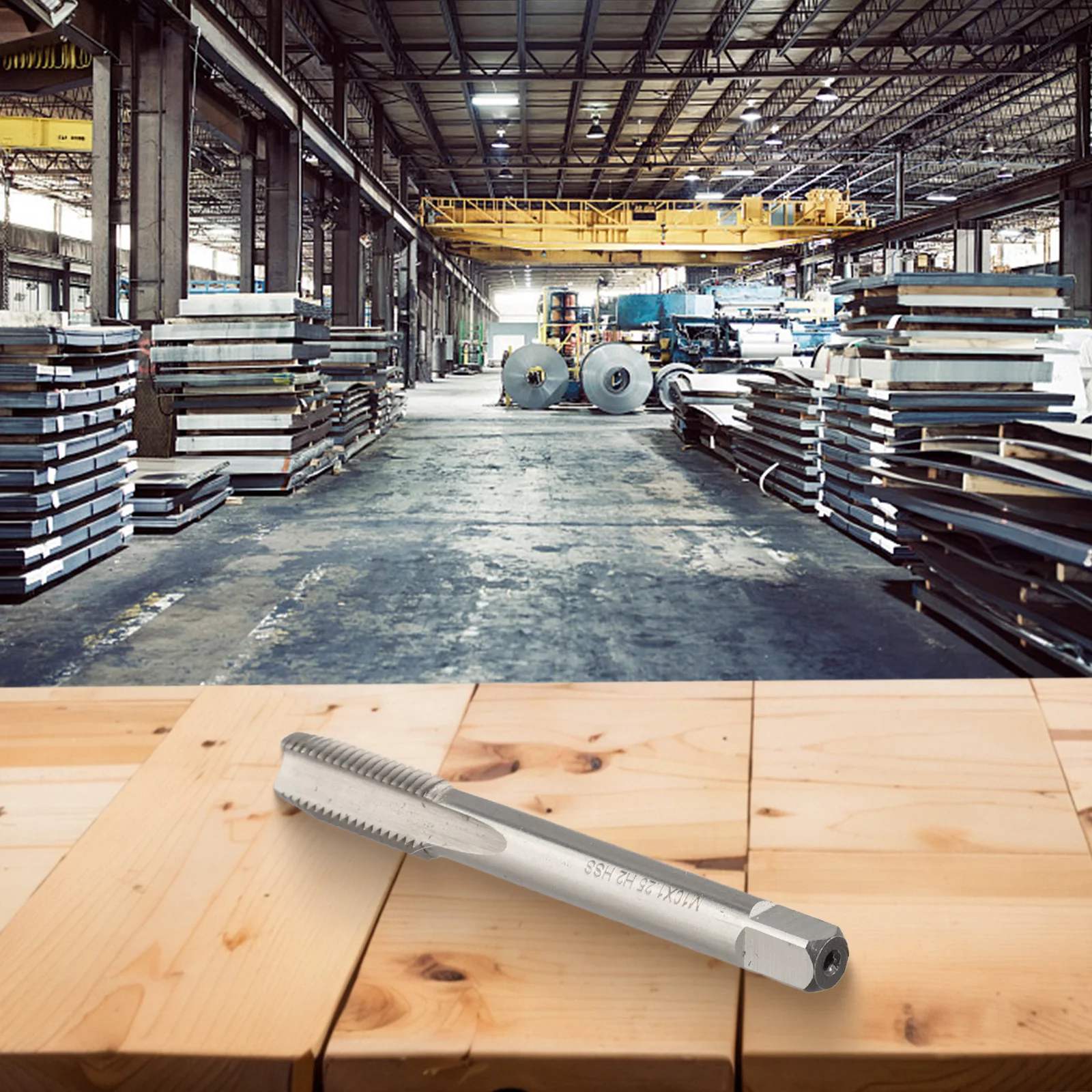 

Machine Tap HSS Tap Factory Threading Tool 80mm M10*1.25mm Metric Pitch Accessory Replacement Right Hand High Qulity