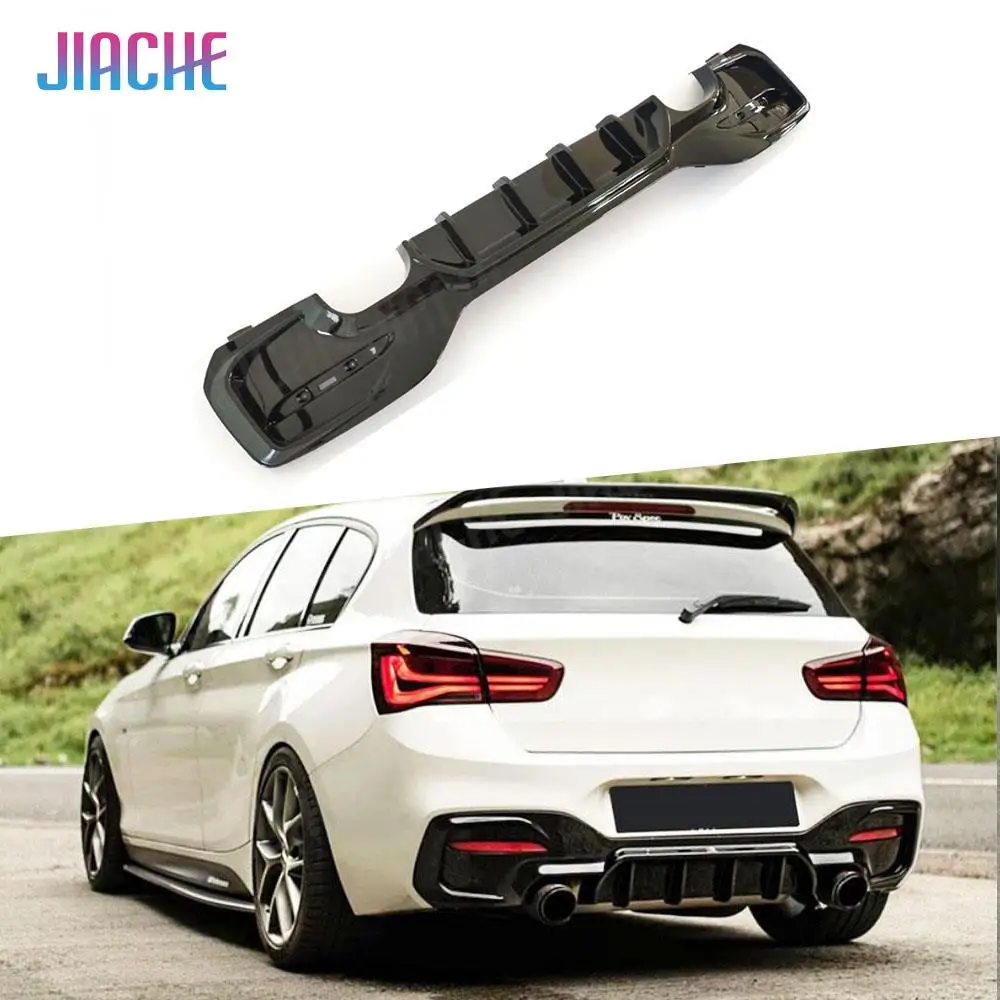 

Carbon Fiber Rear Lip Diffuser Spoiler for BMW 1 Series M Sport F20 F21 M135i M140i 2017-2018 Gloss Black Rear Bumper Guard