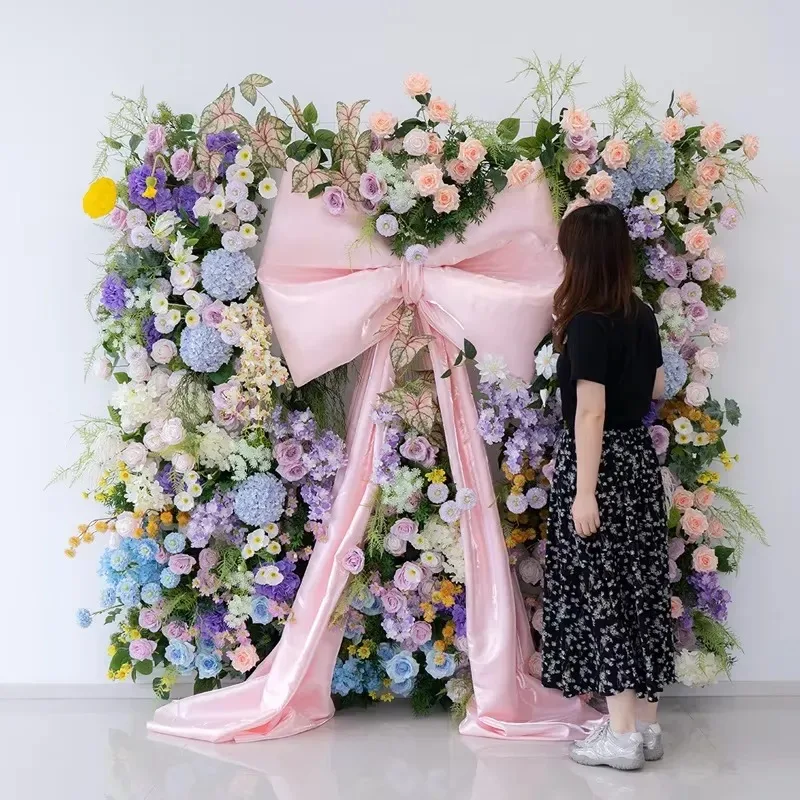 Artificial flower  background wall flower decoration background  pendant Internet celebrity artificial flower
