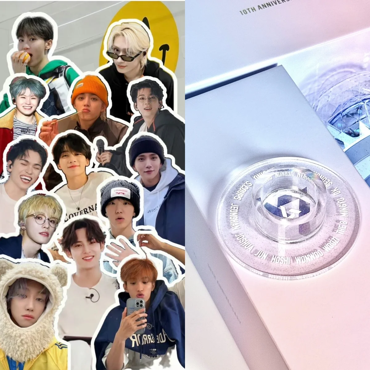 CARAT Эксклюзивная Kpop Super Idol THE8 JEONGHAN HOSHI JOSHUA VERNON DINO SVT Carat Stick Base Оригинальная самодельная опора Light Base
