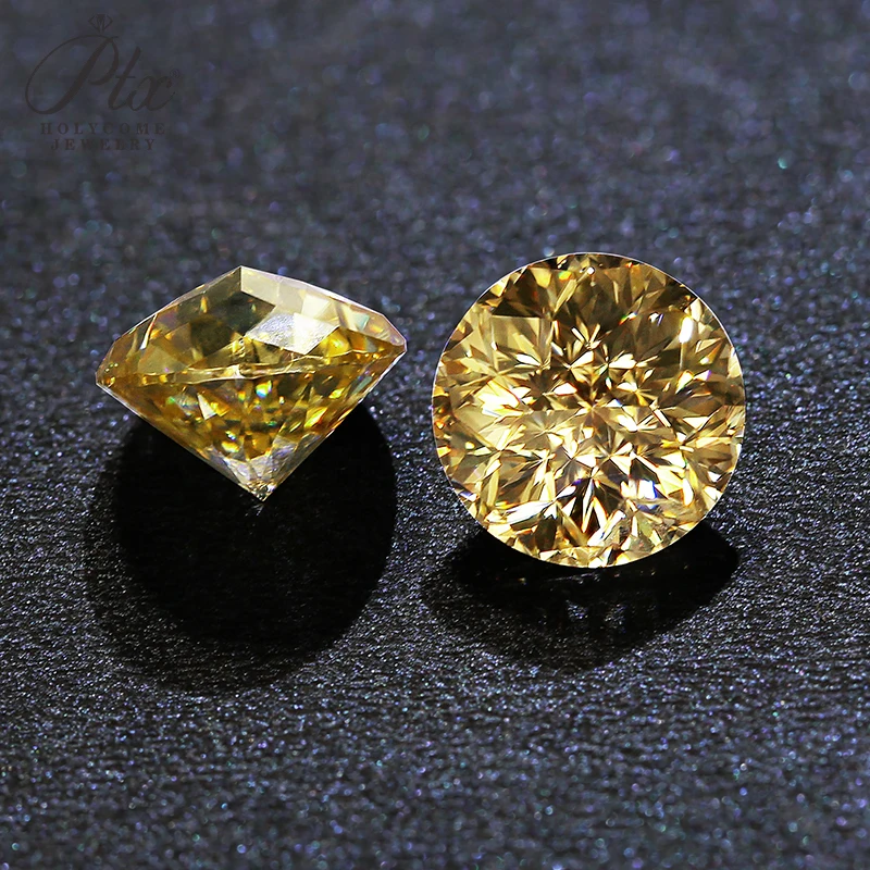 Exquisite Emperor Cut Round Moissanite Sparkling Diamond Like Gemstone Ideal for Elegant Jewelry Crafting and Gift Design 4