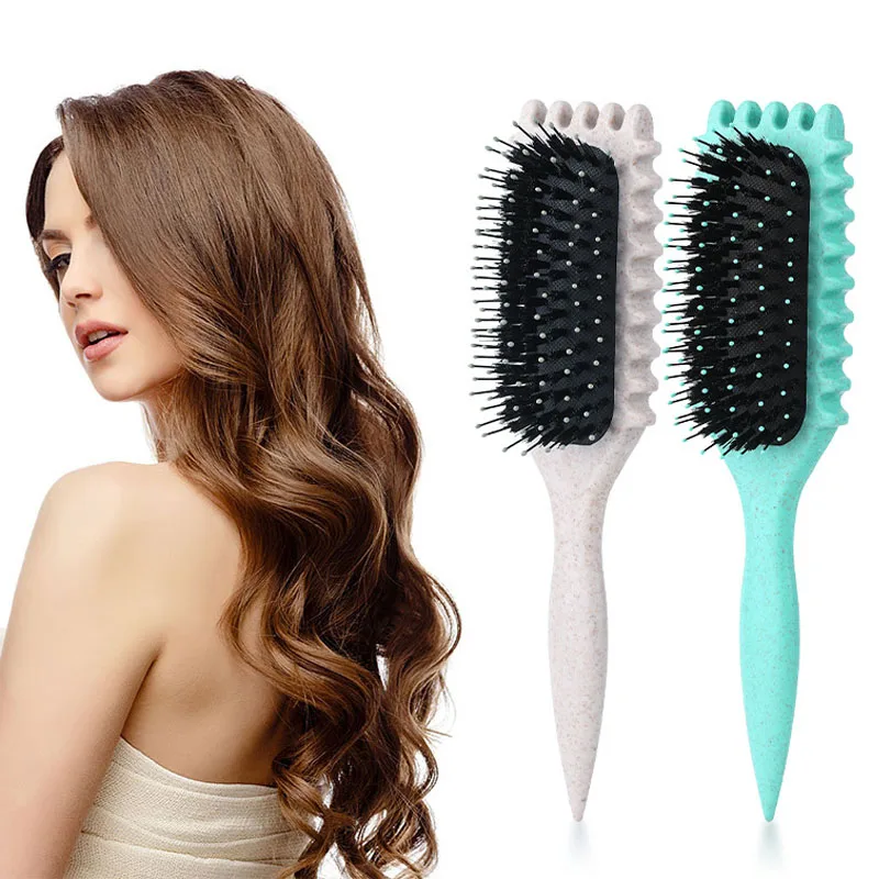 1PC Salon Styling Lockiges Haar Styling Pinsel Locken Haar Pinsel zum Kämmen und Formen männer und Frauen Definieren Haar Styling Werkzeuge