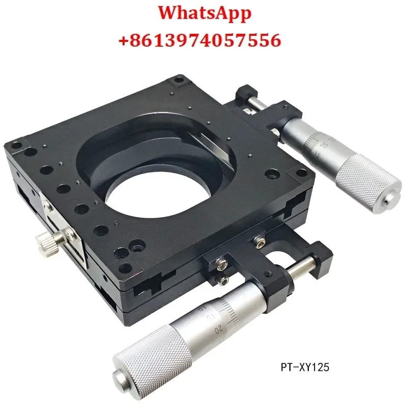 PDV PT-XY125 135 Manual XY translation stage, hollow displacement stage, two-axis platform, travel 12.5mm