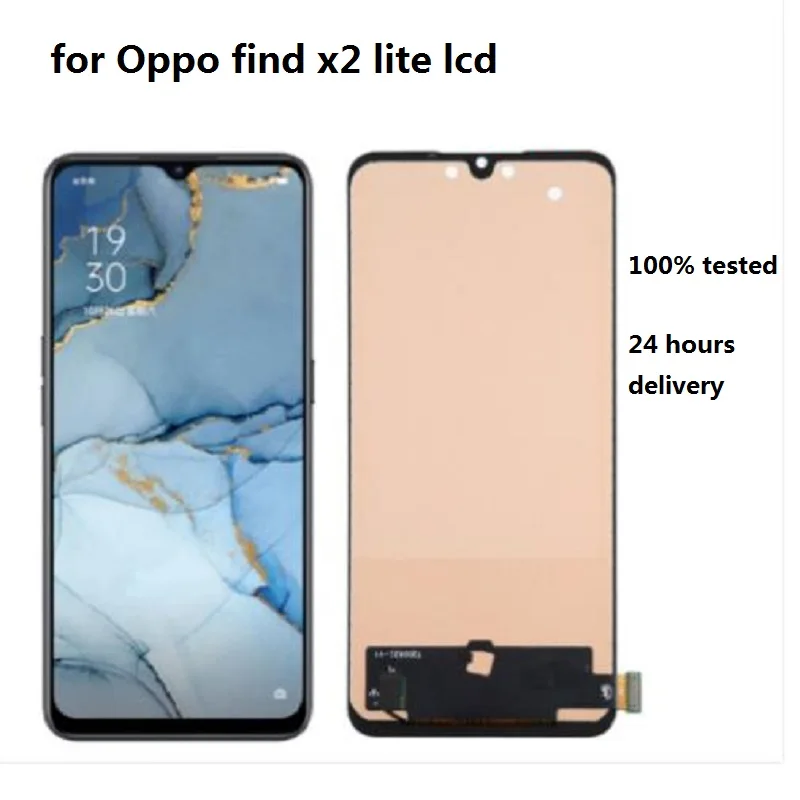 For oppo find x2 lite lcd screen + touch digitizer display cph2005 for find x2 lite lcd screen