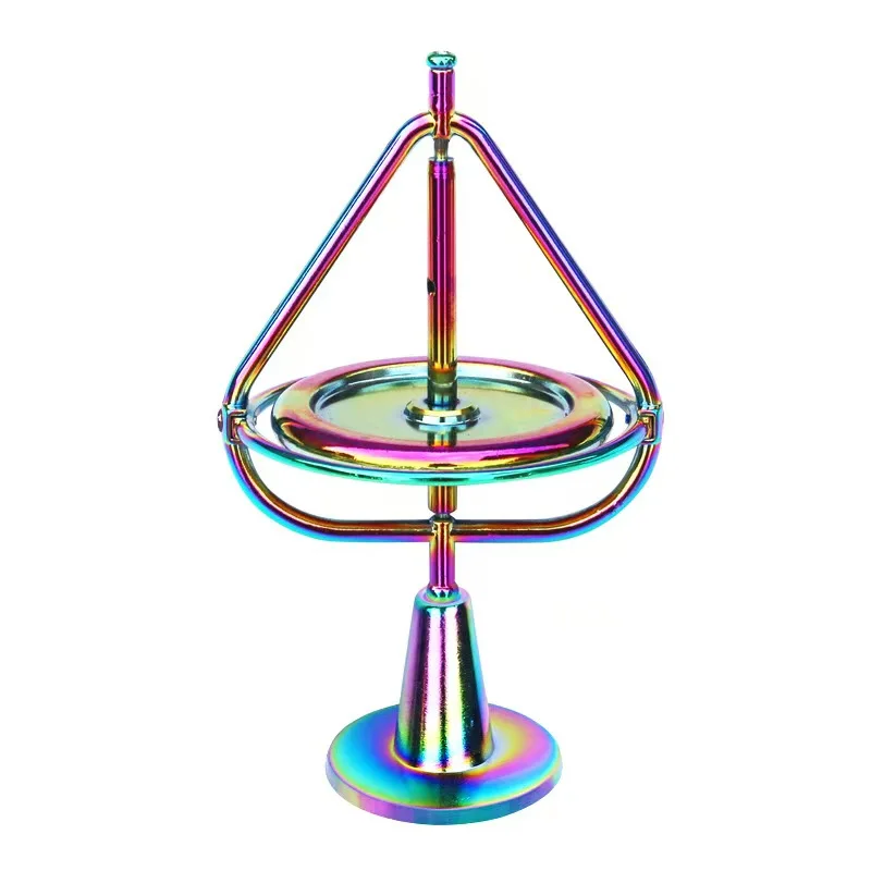 

Fidget Roller Gyro Stress Relief Toy Hand Spinning Top Decompression Alloy Gyroscope for Attention And Concentration
