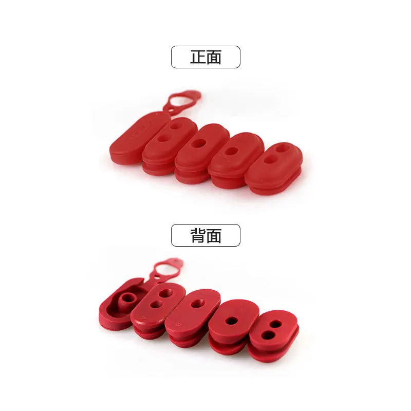 Electric Scooter Charge Port Waterproof Cover Case Dust Plug Cable Cover 4Pcs Set For Xiaomi Mijia M365 Rubber Plug Cap Parts