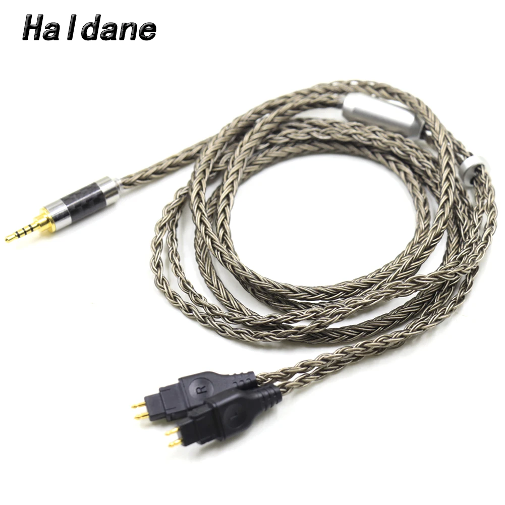 

Haldane Gun-Color 16core High-end Silver Plated Headphone Replace Upgrade Cable for SENNHEISER HD600 HD650 HD600s HDxx x HD580