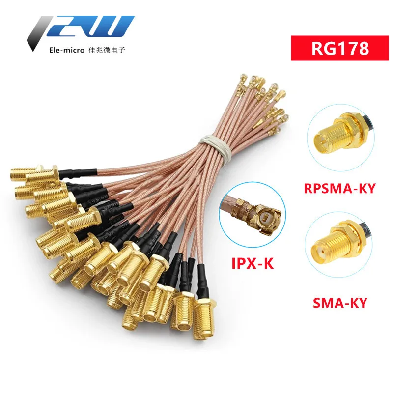 5 шт. SMA косичка RP SMA «папа-мама» к UF.L IPX IPX1 RG178 Кабельные розетки Разъемы Адаптер для Wi-Fi Маршрутизатор GPS AP 5 шт. SMA косичка RP SMA «папа-мама» к UF.L IPX IPX1 RG178 Кабельные розетки Разъемы Адаптер для Wi-Fi Маршрутизатор GPS AP