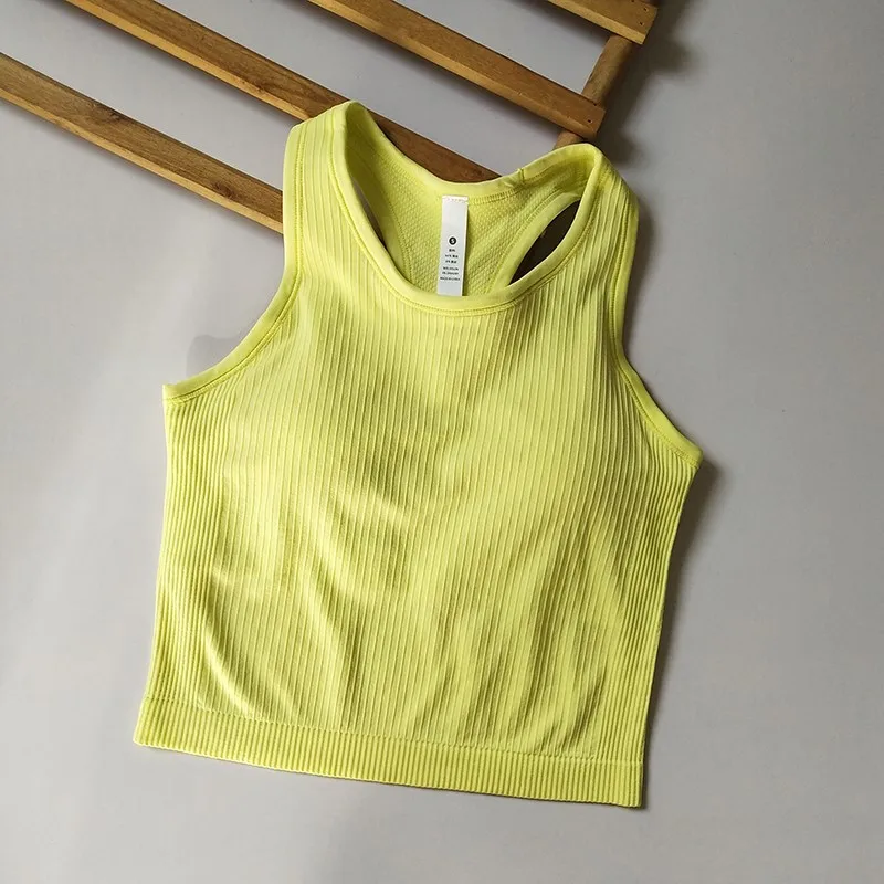

Spor Утягивающая одежда для бега и йоги Qui Dry, дышащая майка, женская нейлоновая ткань, жилет для тренировок, подходит для бега