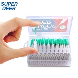 150Pcs Dental Floss Stick Tooth Cleaning Interdental Brush Dental Floss Pick Oral Hygiene Care Ultra-Fine Dental Floss