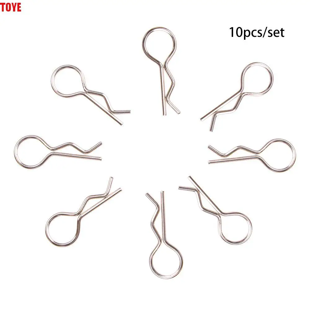 

R-shaped for HPI RC HSP Stainless Steel 1/10 Model Clips Body Shell Bolt Clip Pin