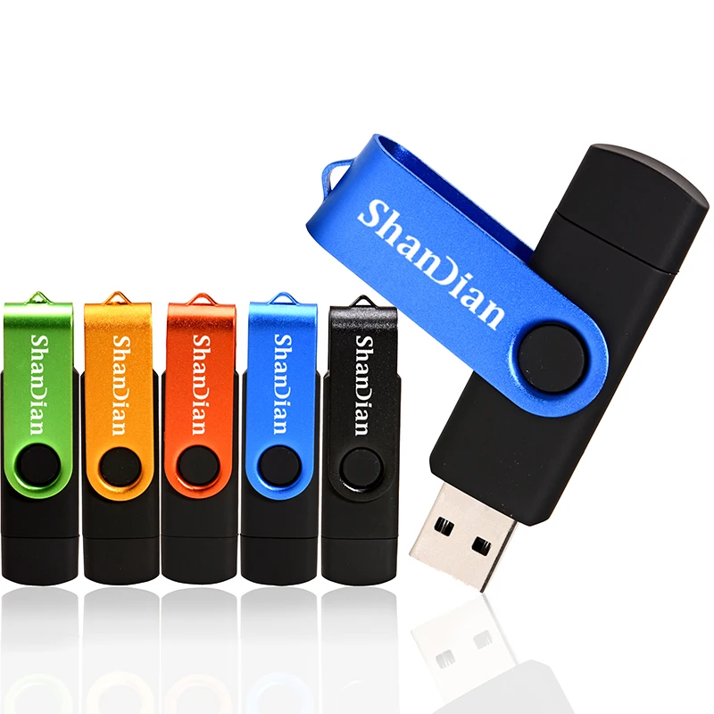 

OTG 2IN1 USB Flash Drives 64GB Micro USB For Smartphone Pen Drive 32GB waterproof USB 2.0 Memory Stick 16GB U Disk 8GB 4GB