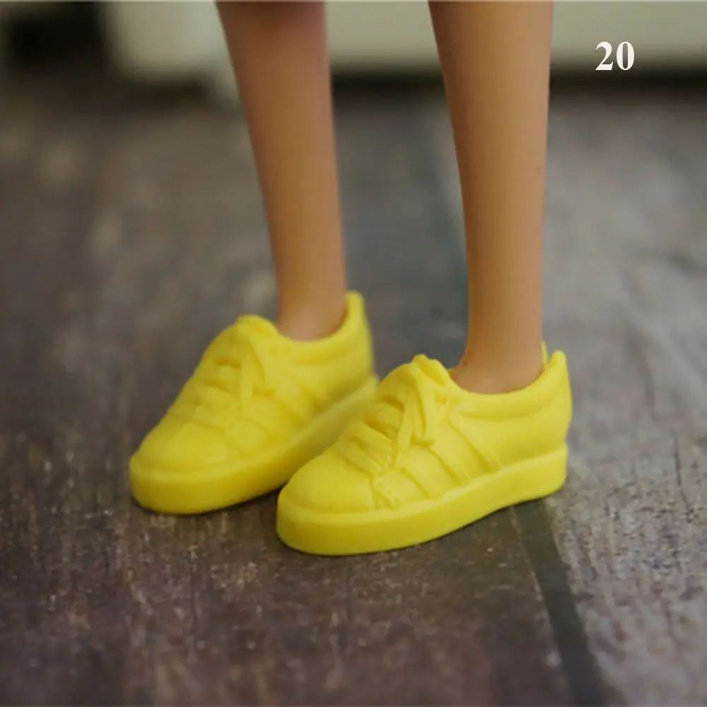 

29 Styles Foot Length 2.2cm Female Accessories 1/6 Dolls Boot Doll Shoes High Heels Shoes