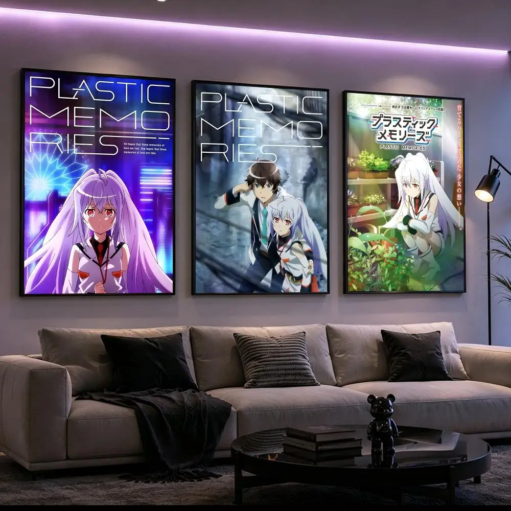 Plastic Memories Poster Poster HD Printing Cyberpunk Style Wall Art Home Decor For Gaming Room Living Room Bedroom Gift Idea