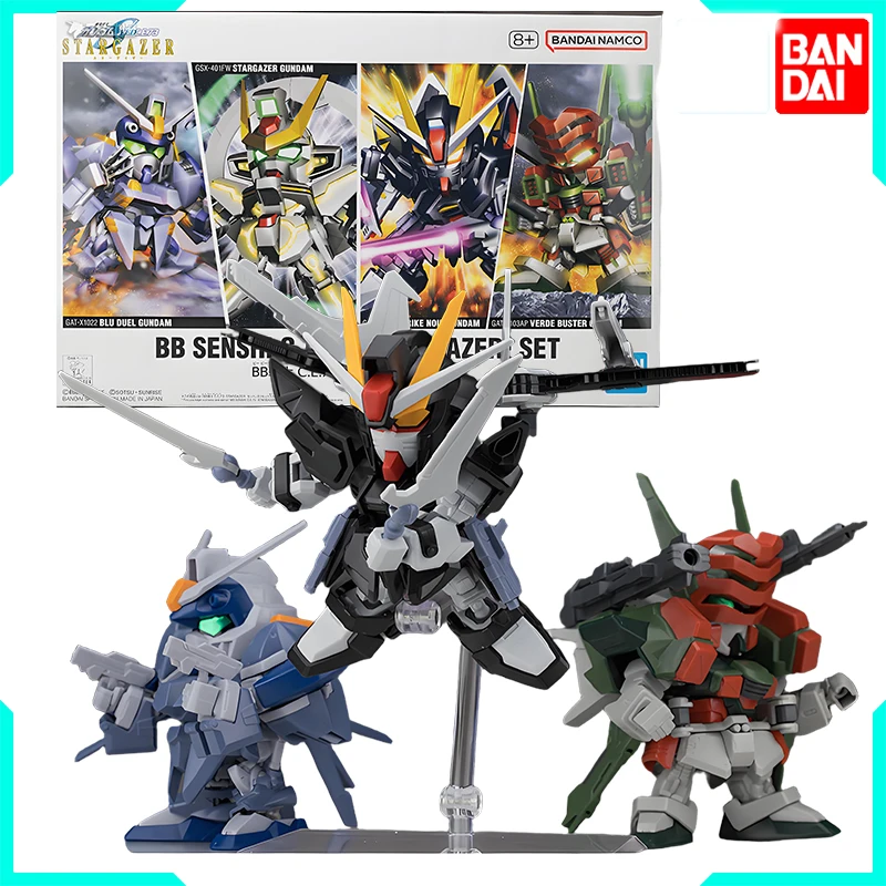 

BANDAI Original BB SENSHI C.E.73- STARGAZER-SET Assembly Figures Toys Christmas Gift Kids GiftsBoysCollectible Model Ornaments
