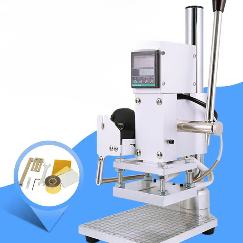 WT-90DS Stamping Machine Small Manual Wood Branding Machine Leather Marking Machine ABS Plastic Cowhide Indentation LOGO