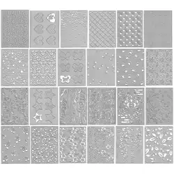 Background Frame Metal Cutting Die Flowers Butterfly Stars Geometric Patterns Decor Die Cut Stencil Scrapbooking DIY Paper Gift