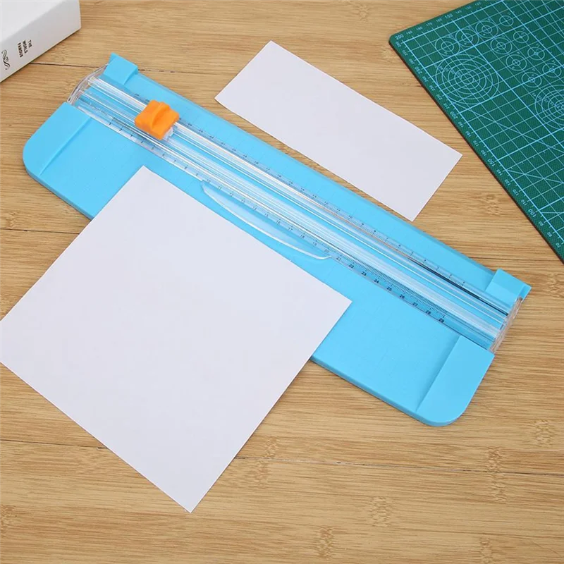 FLYY-10Pcs Paper Cutter Spare Knife Manual Trimmer Sliding Convenient With Automatic Security Safeguard For Paper Cutting