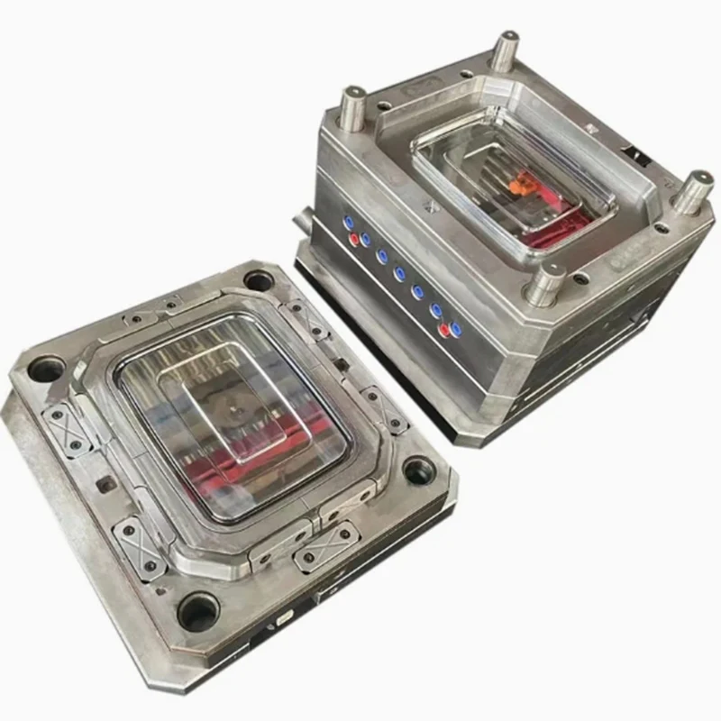 

Plastic Injection Mold Parts Injection Molding Processing Service Injection molding of box-type plastic components.