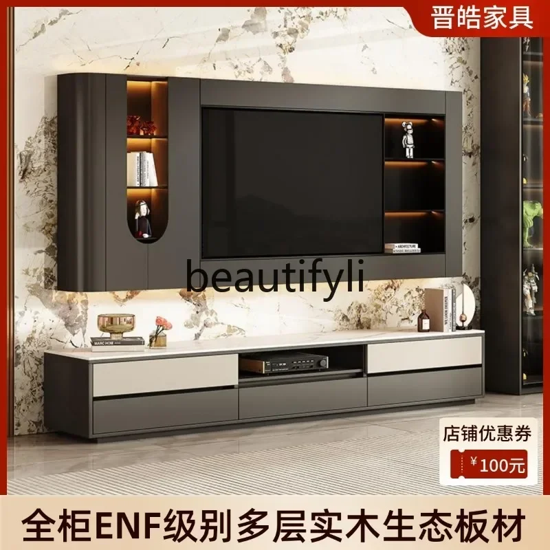

ssK178 ss25 Slate TV cabinet floor-to-ceiling Italian minimalist living room household small apartment high-end