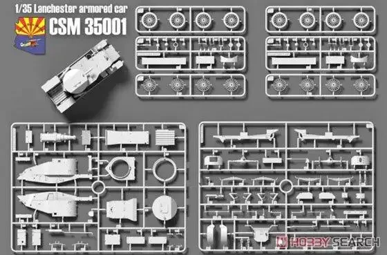 Copper State Models CSM35001 1/35 BRITISH WWII ARMOUR Lanchester Armoured Car