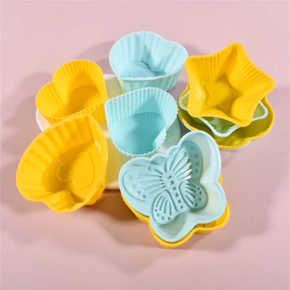 Baking Tool Texture Is Soft And Delicate Various Colors Thermostability  high Temperature Resistance Of Mold Cake Mold Mini