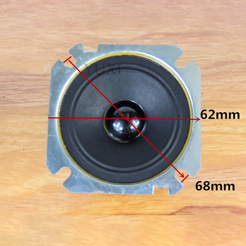 YUXI, 1 unidad, controlador de altavoz de Audio Tweeter de 2,5 pulgadas, 6 Ohm, 30/60W, altavoz de agudos de cono de papel, altavoz HIFI, sonido, música, cine en casa