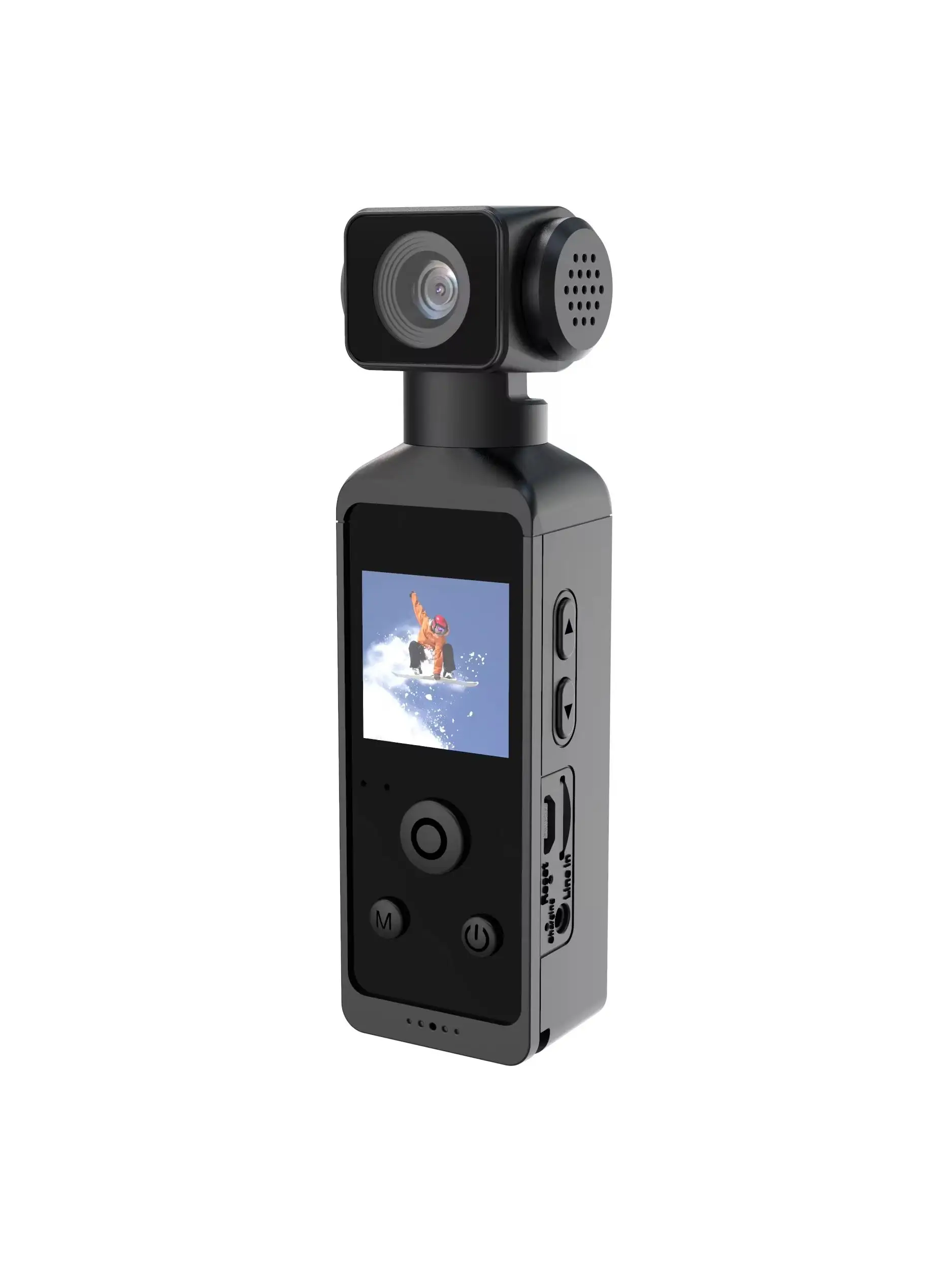 AliExpress NONE 4K Ultra HD Pocket Action Camera 270 Rotatable Vlog Wifi Mini Sports Cam Waterproof Case Helmet Travel Bicycle Driver Recorder