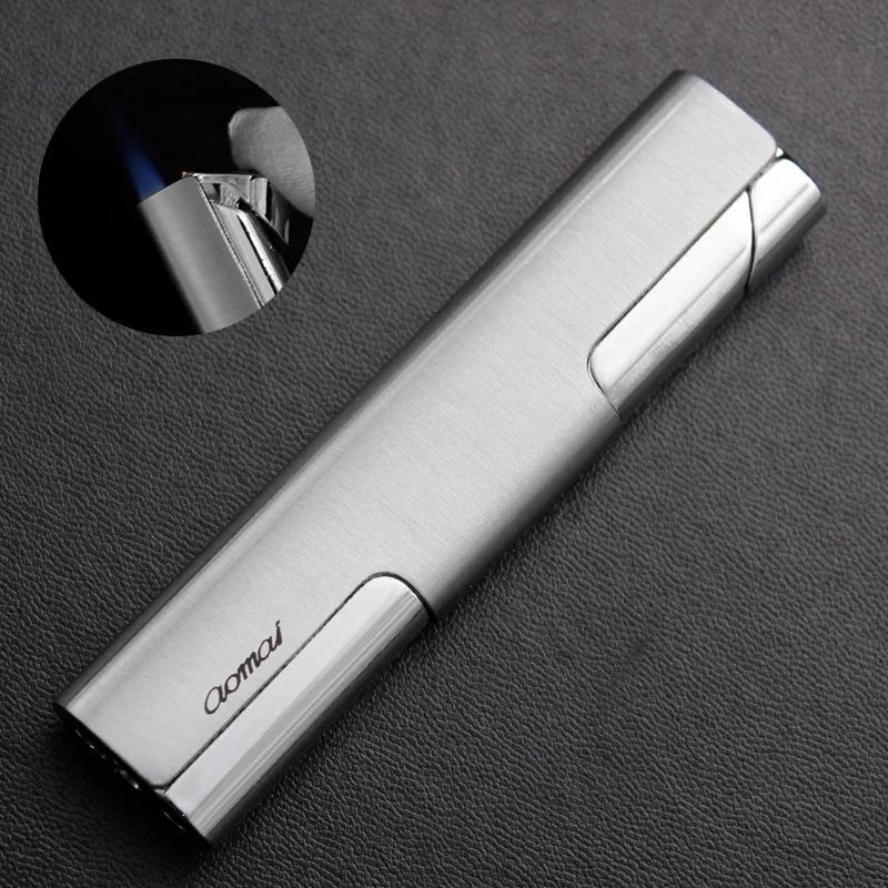 Mini Creative Direct Injection Lighter Jet Flame Turbo Butane Gas Torch Lighter Outdoor Portable Smoke Accessories