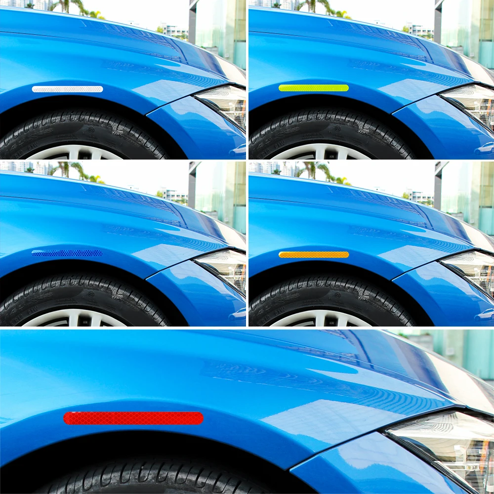 2 قطعة ملصق سيارة الخارجي شريط منعكس شريط عاكس ل ألفا روميو ألفا روميو 159 147 صعب 93 95 9000 بيجو 206 307 #4