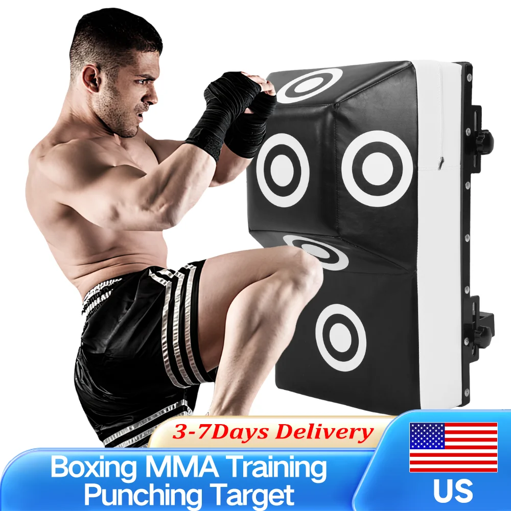 

27.6x15.75x13.75 Inch Wall Mount Punching Target High Density Foam MMA Training Uppercut Square Boxing Pad with Marking Points