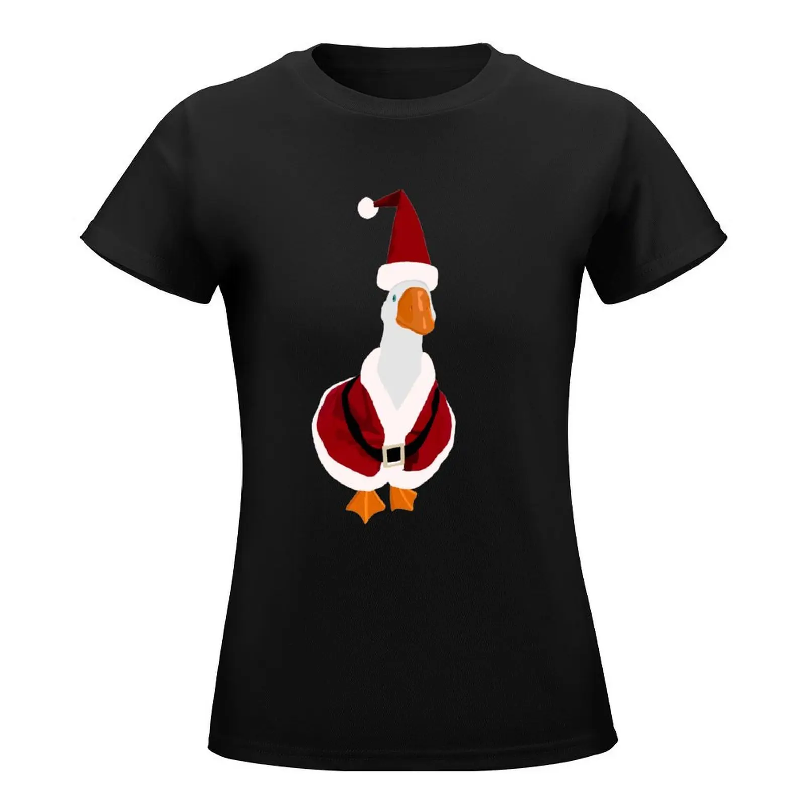 Goose Claus T-Shirt lady clothes summer tops graphics summer top t-shirt dress for Women sexy