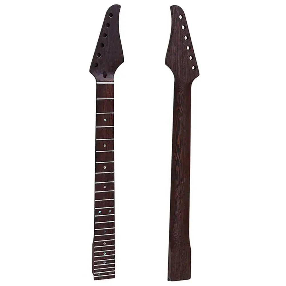 

22 Fret Wenge Electric Guitar Neck Right Hand Wood Guitar Handle Compatible For ST Electric Guitar Neck Handle