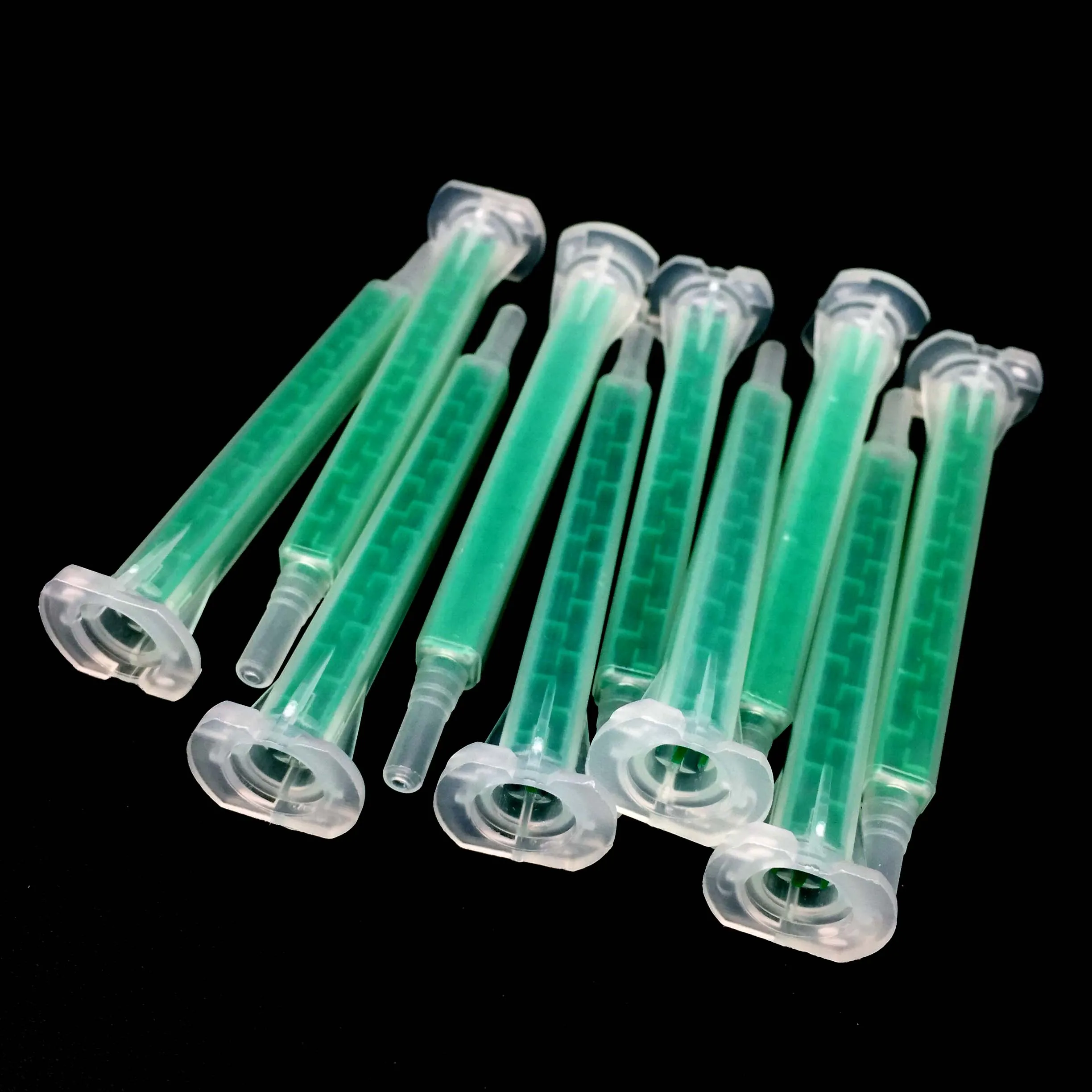 50/500Pcs Static Mixer Plastic Mixing Tube Resin Glue Mixing Nozzle Syringe for AB Glue Gun Two Component Liquid Mixing Nozzle