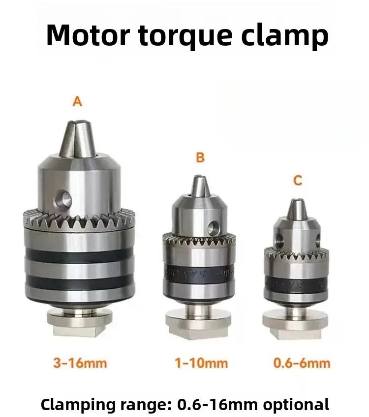 Motor Torque Test Fixture, Static & Dynamic Torque Tester Chuck Jig for Motor Shaft Torque Detection