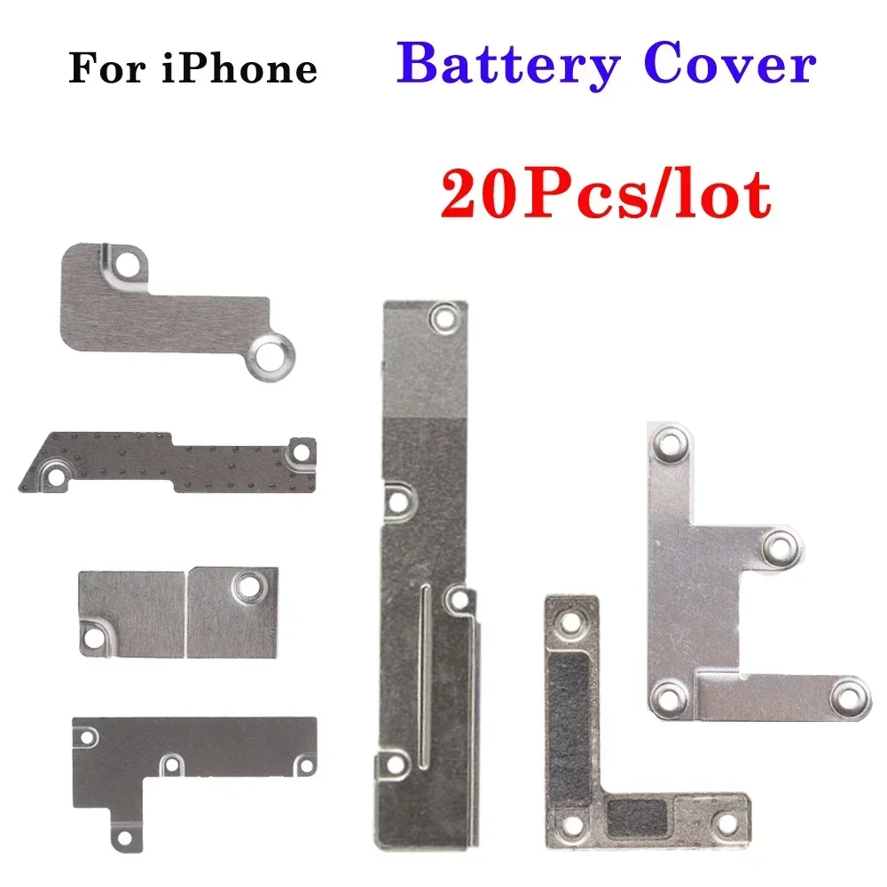 

20Pcs Battery Lock Fastening Spacer Metal Plate Cover Bracket Holder For iPhone 5 5S SE 6 6S 7 8 Plus X XR XS 11 12 Pro Max Mini