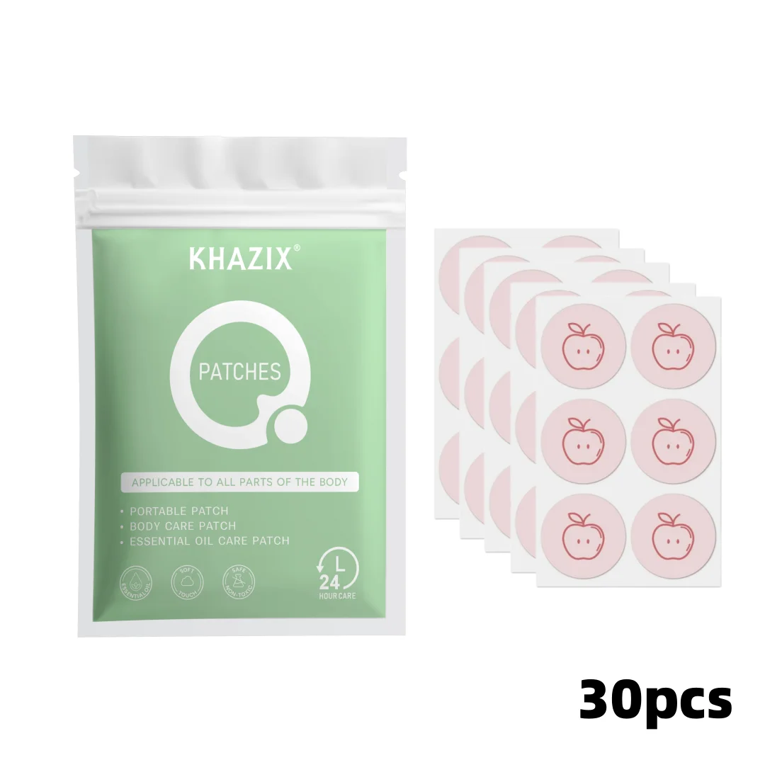 30Pcs Energy Patches Natural Ingredients Vegan Friendly Daily Energy Boost Patch Portable Body Stickers for Work Travel Sports