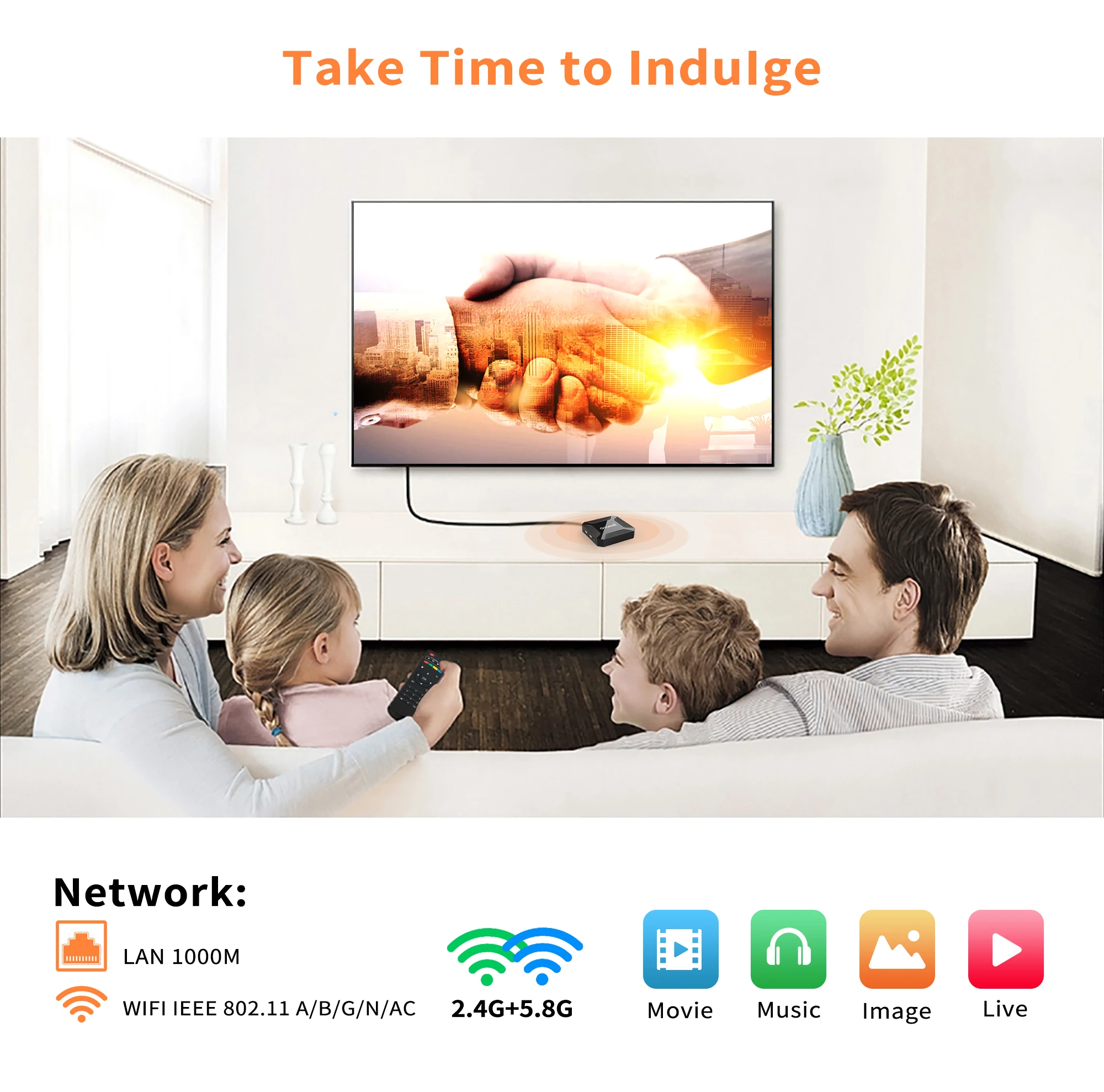 Kowankit 2025 4K TV Stick Android12.0 TV Box HDR Wifi BT5.0 H313 D9R1 تلفزيون ذكي 2.4G 5G HD صندوق تلفزيون ذكي صوت عن بعد مجموعة صندوق علوي