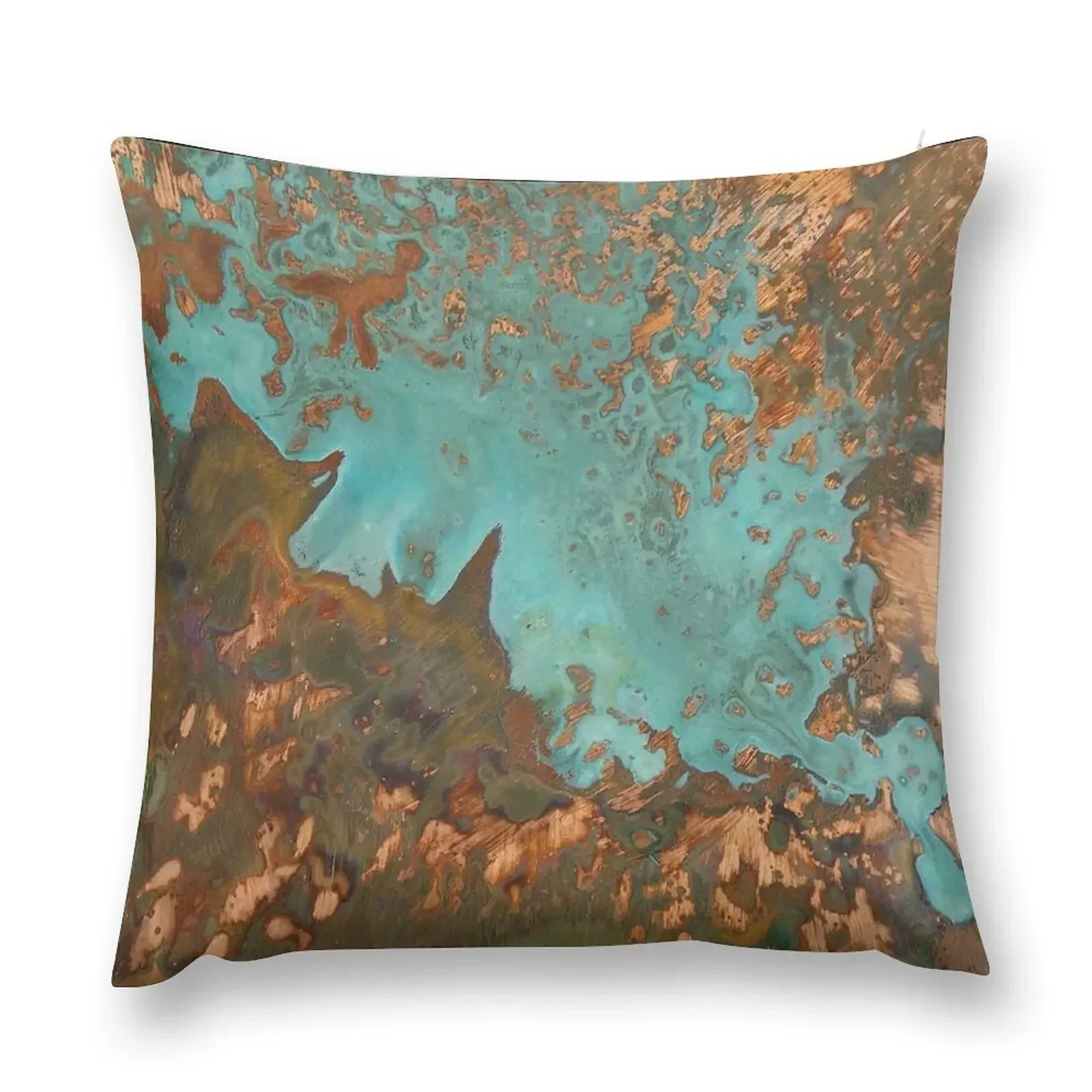 

Marine Rust Copper Throw Pillow pillows decor home Sofa Covers For Living Room pillow
