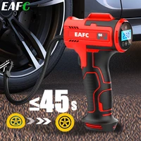 EAFC 4000mAh compresor de aire de coche eléctrico inalámbrico 150PSI bomba infladora de neumáticos para motocicleta bicicleta barco AUTO inflador de bolas de neumáticos